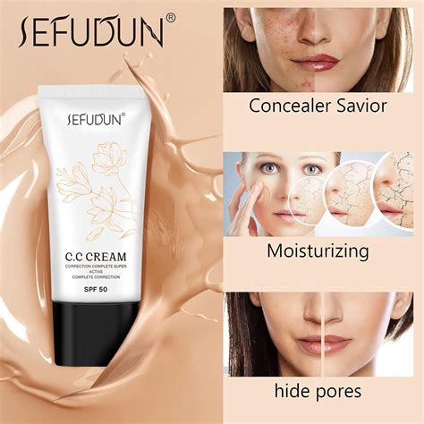 NIFEISHI CC Cream CC Cream Self Adjusting For Mature Skin Super