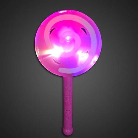 Press red to increase it by 7 seconds, green to decrease it by 2 seconds, and blue to decrease it by 2 seconds. LED Flashing Lollipop Toy Yellow Plastic
