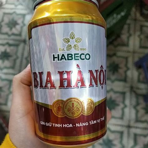 Lẻ Bia Hà Nội Habeco Lon 330ml Shopee Việt Nam