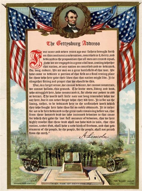 gettysburg address printable text pdf