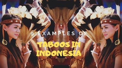 Examples Of Taboos In Indonesia Youtube