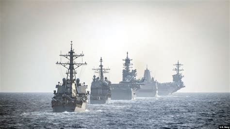 Poderio Militar Español Buques De La Armada De Eeuu En El Mar De