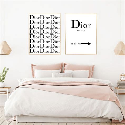 Dior Print Dior Wall Art Christian Dior Poster Christian Dior Etsy