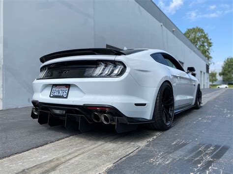 Downforcesolutions — 2018 2021 Ford Mustang “v2” Rear Diffuser