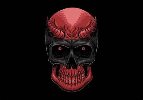 Head Demon Skull 1215119 Vector Art At Vecteezy