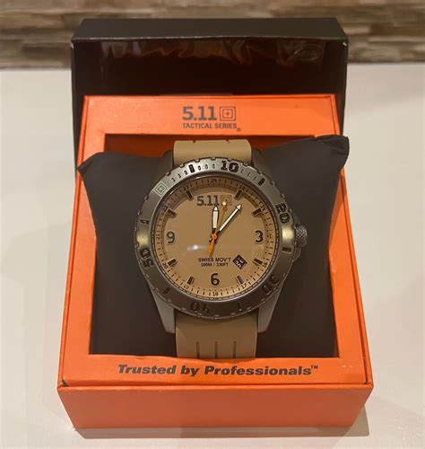 5 11 tactical sentinel watch swiss movement coyote style 50133 rare ebay