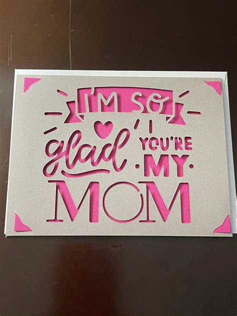 Mom Card Etsy