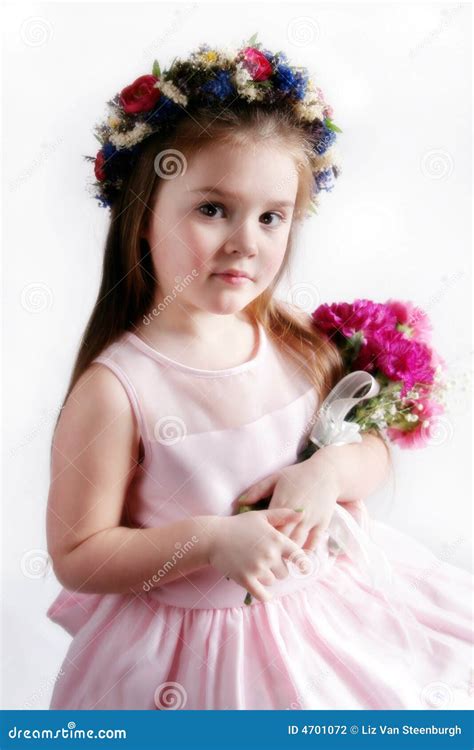 Flower Girl Stock Photography Image 4701072