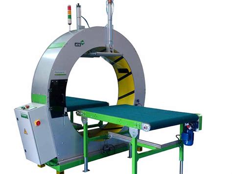 Atis Fully Automatic Spiral Wrapping Machines Kingfisher Packaging
