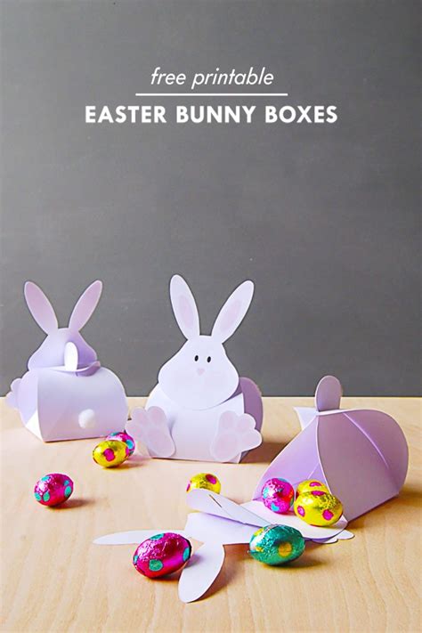DIY Easter Bunny & Carrot Boxes