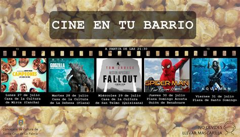 Ciclo De Cine Al Aire Libre En Diferentes Barrios Y En El Casco Urbano