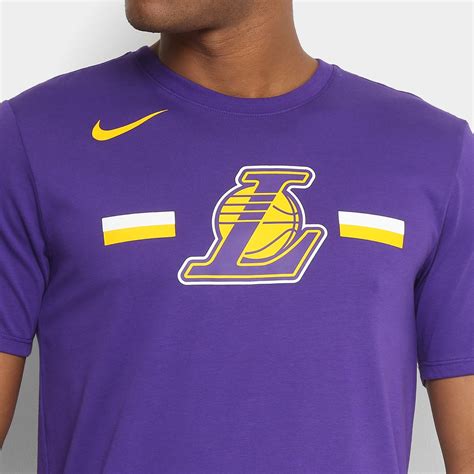 Camiseta Nba Los Angeles Lakers Nike Dry Fit Logo Masculina Loja Nba