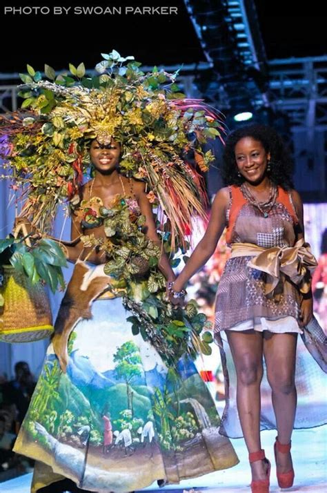 Haiti S Fashion Week 2nd Edition Fashion Theme Was The Environment Here With Haitian Designer