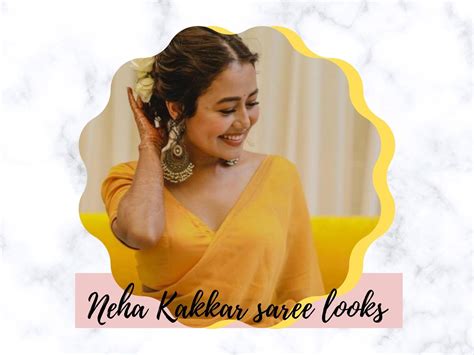 Neha Kakkar Saree Collection 7 Times Neha Kakkar Made Us Go Wow With Her Stunning Saree Styles