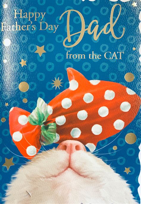 Fathers Day Card From The Cat Cards Through The