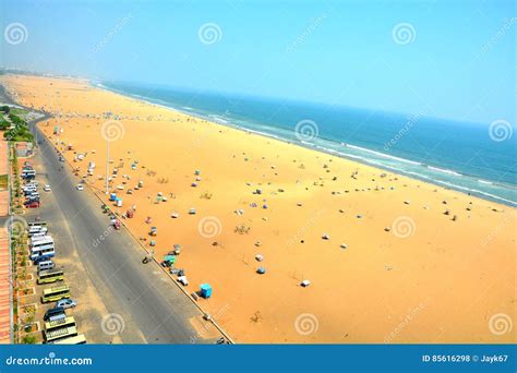 Marina Beach Chennai City Tamil Nadu India Bay Of Bengal Chennai Tourism East Coast Road Royalty