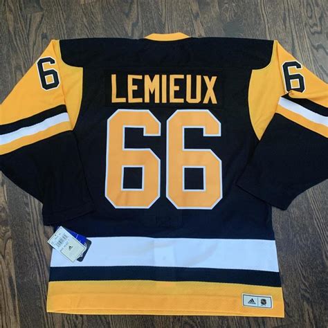 Brodie played a total of three games in it until he switched to number 7. Adidas New Mario LEMIEUX #66 Heroes Of Jersey | Hockey ...