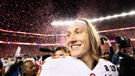 clemson qb trevor lawrence s hair is almost better than his national championship gq