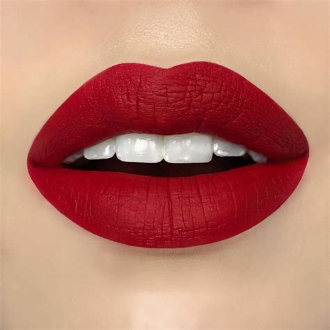 Spice Is A True Red Liquid Lipstick With A Blue Undertone Which Makes