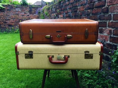 Vintage Suitcases Vintage Luggage Vintage Home Decor