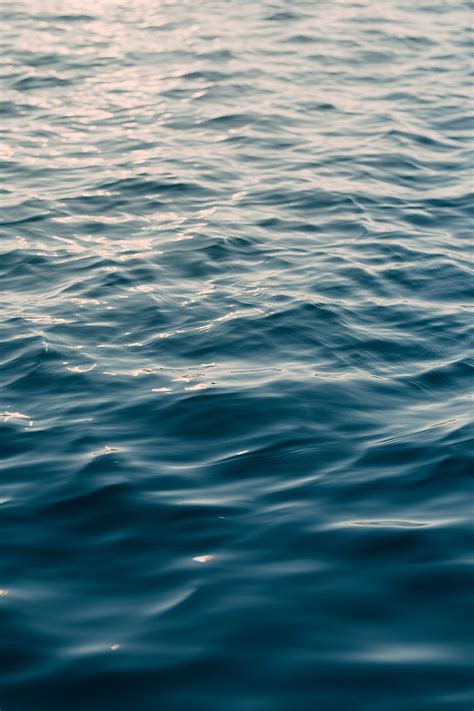 Nature Water Sea Ripples Ripple Blur Smooth Hd Phone Wallpaper