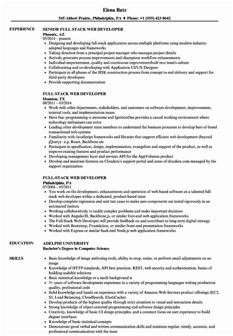 Maybe you would like to learn more about one of these? Full Stack Developer Resume Examples Awesome Full Stack ...