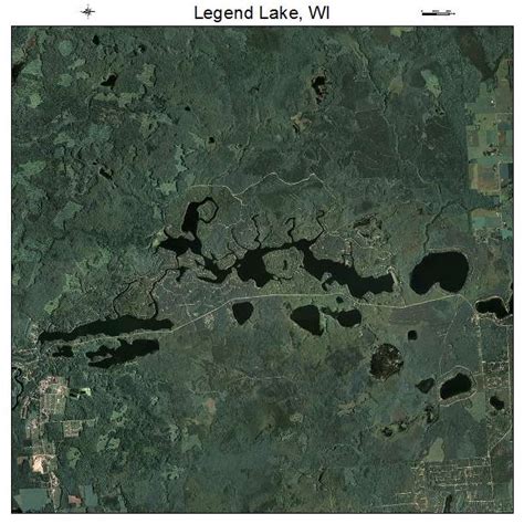Aerial Photography Map Of Legend Lake Wi Wisconsin