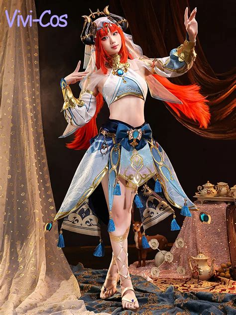 Vivi Cos Game Genshin Impact Nilou Sexy Cosplay Costumes Gorgeous