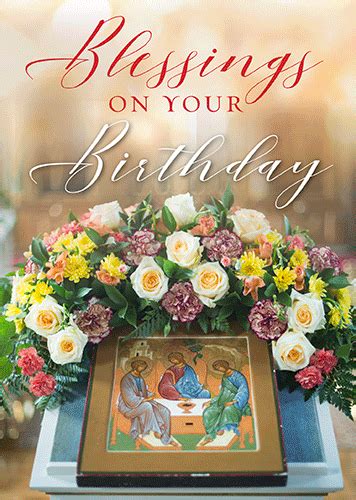 Blessings On Your Birthday Pack Of 10 Cards Ancient Faith Store