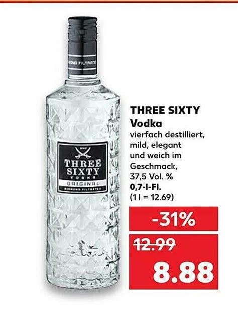Three Sixty Vodka Angebot Bei Kaufland