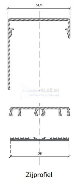 Serredak Profielen Dubbelglas Nu