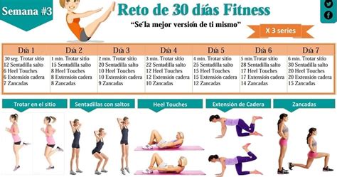 Rutina De 4 Semana Para Entrenar Tu Cuerpo Semana 3 Reto Fitness