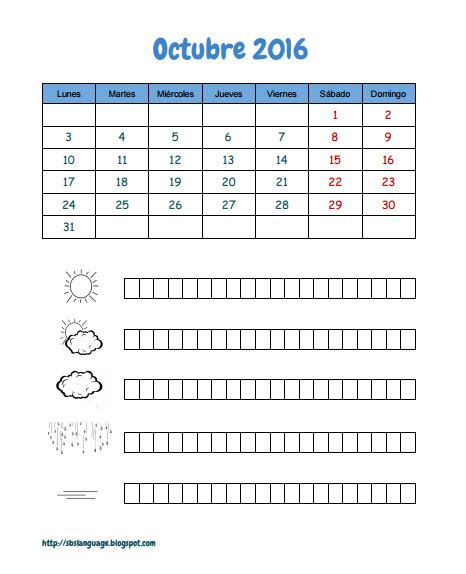 Recursos Para El Aula De Lengua Calendario Escolar Para Imprimir Y