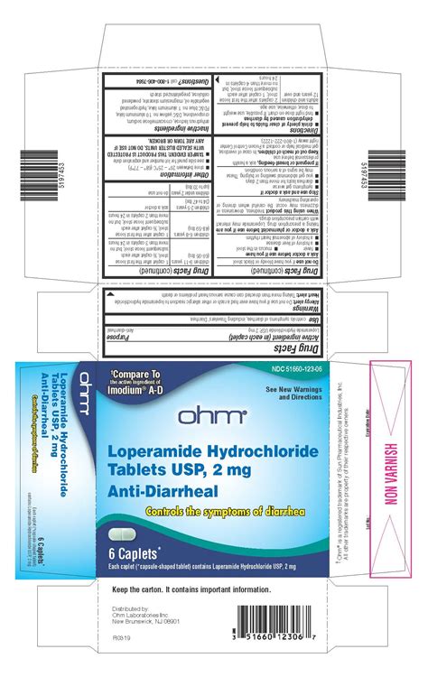 Loperamide Hydrochloride Tablets Usp 2 Mg