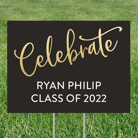 Brilliant Party Graduation Party Yard Sign In 2022 Graduation Yard