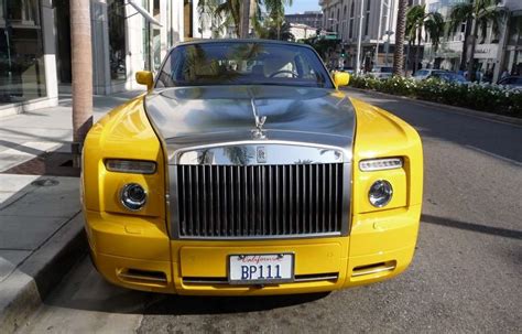 Introducing The Rolls Royce Phantom Drophead Coupe In Semaphore Yellow Silver