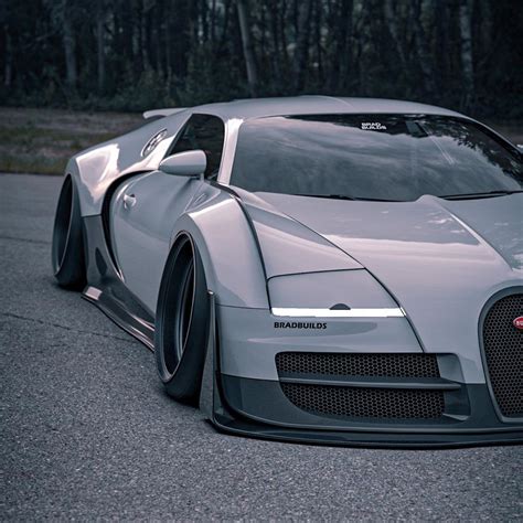 Bugatti Veyron Veyround Has Widebody Cyberpunk Jdm Makeover