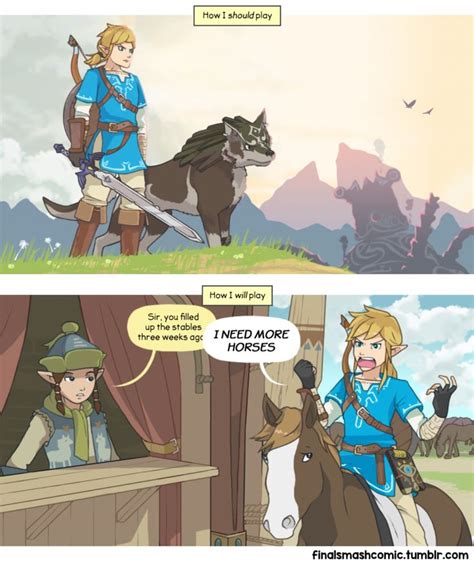 This Is Legitimately Me When I Play Games Like This Zelda Funny