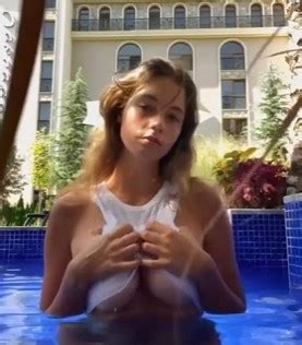 Anna Malygon Aka Maligoshik Boobs In Pool Huge Place To Find Leaked