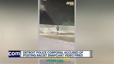 Detroit Police Officer Accused Of Posting Racist Snapchat Video Fired