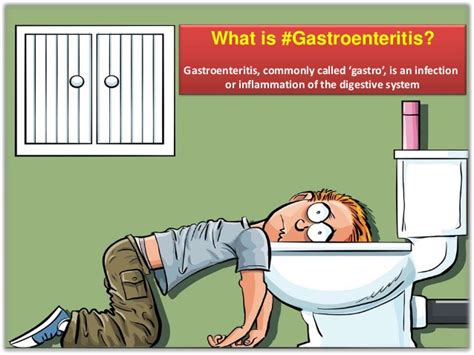 After eating the contaminated food. How Acute #Gastroenteritis Happen?