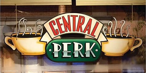 Culturenik Friends Central Perk Cafe Window Coffee Cup Logo Tv
