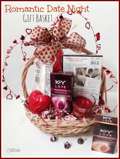 Create A Romantic Date Night T Basket With Tutorial A Day In Candiland