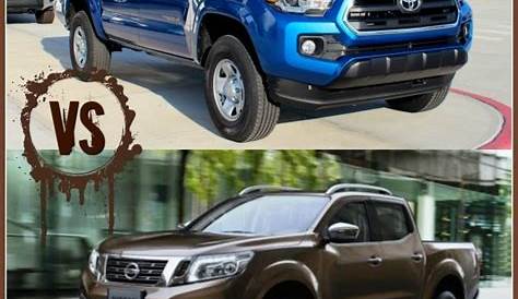 2016 Toyota Tacoma vs Nissan Frontier | Truck comparisons