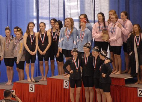 Girls Swimming And Diving Finishes Season At State Corral
