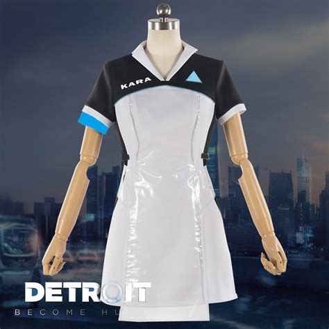 Game Detroit Become Human Ax400 Kara Outfit Dress Pant Full Set Cosplay