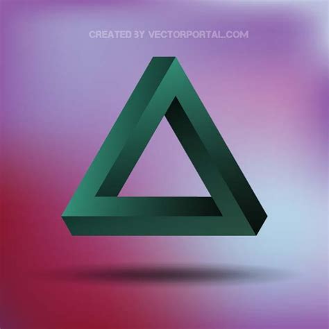 Impossible Triangle Royalty Free Stock Svg Vector