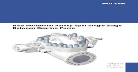 Sulzer Pumps Hsb Horizontal Axially Split Single Stage Pumps