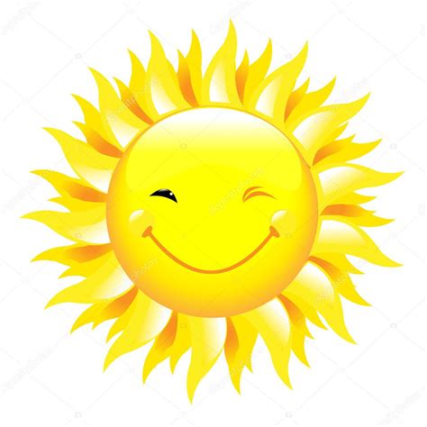 Uśmiechnięte Słoneczko — Grafika Wektorowa © Barbaliss 5301439