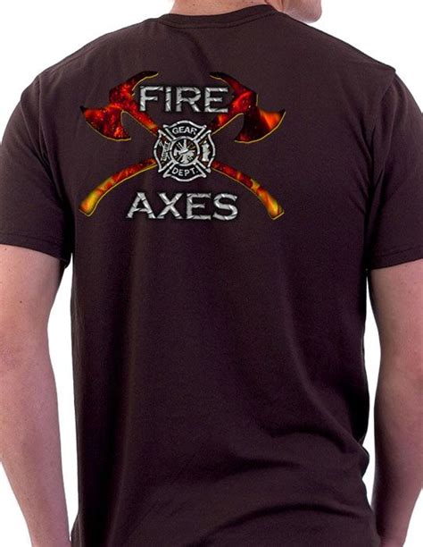 The Fire And Axes Firefighter Shirt Is A Fiery Blend Of Original